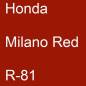 Preview: Honda, Milano Red, R-81.